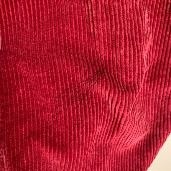 Empyre Pants Women Red Tori 90s Corduroy Skate Jeans Retro Y2K Baggy Large - Picture 4 of 10